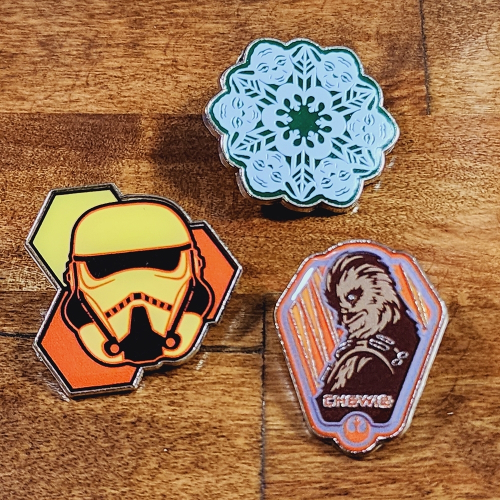 Star Wars Disney Pin Set of 3